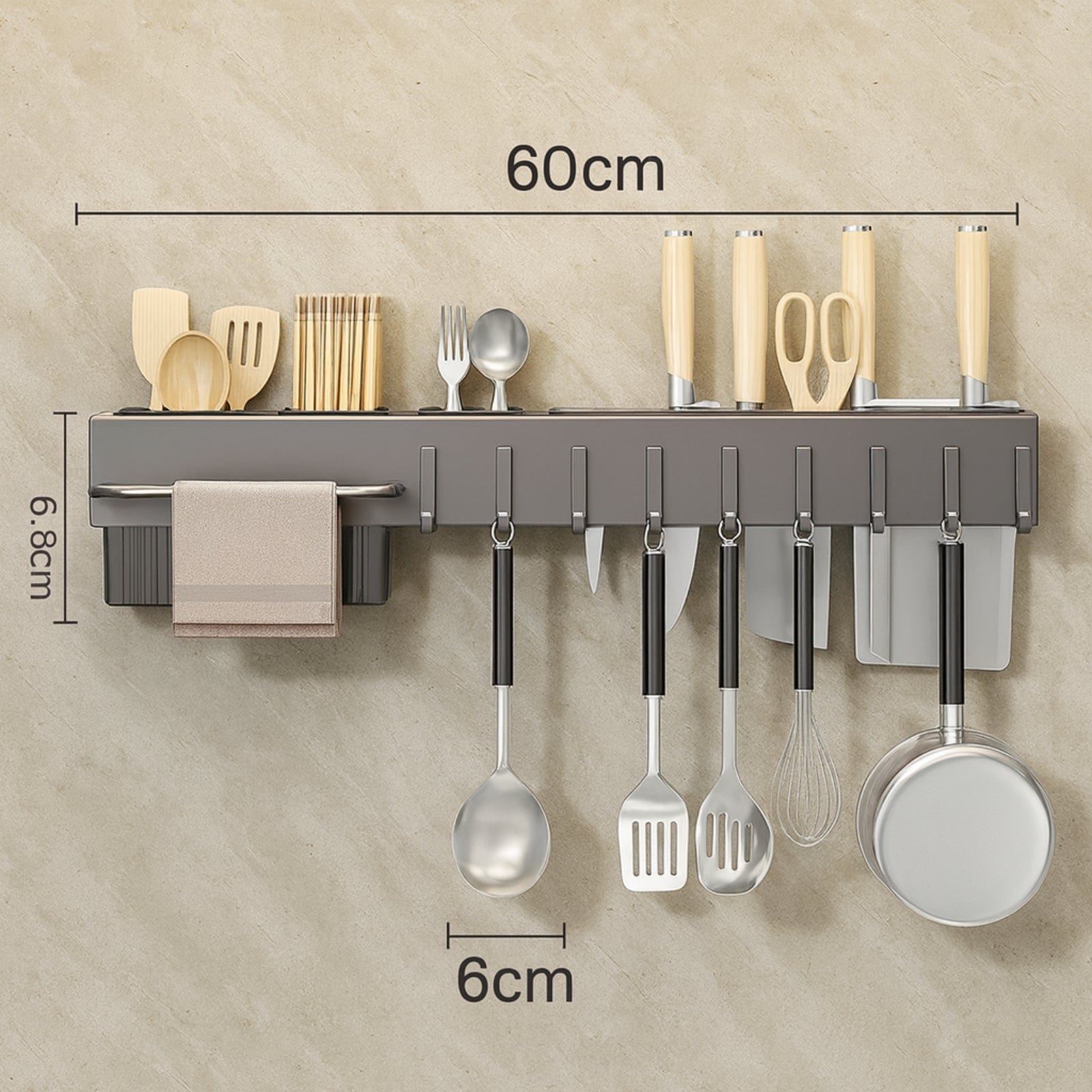 Étagère murale cuisine de rangement