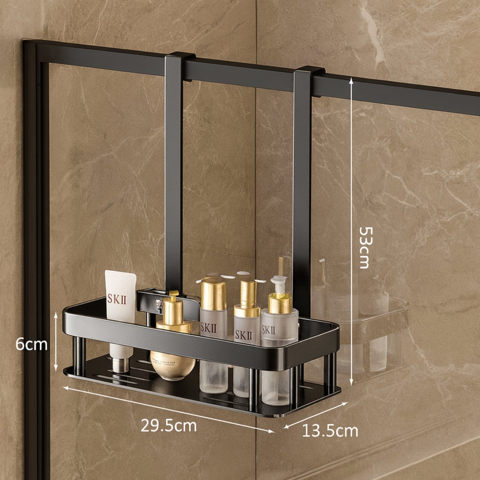 Étagère murale de douche suspendue Premium