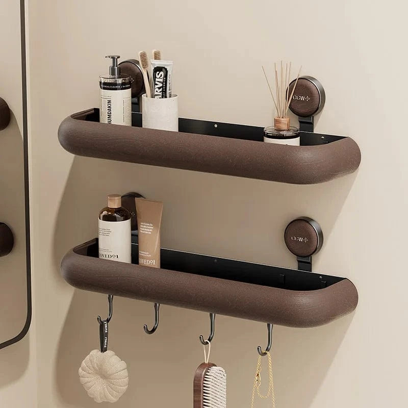 Étagère murale salle de bain chic