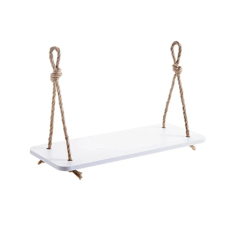 Étagère murale suspendue bois