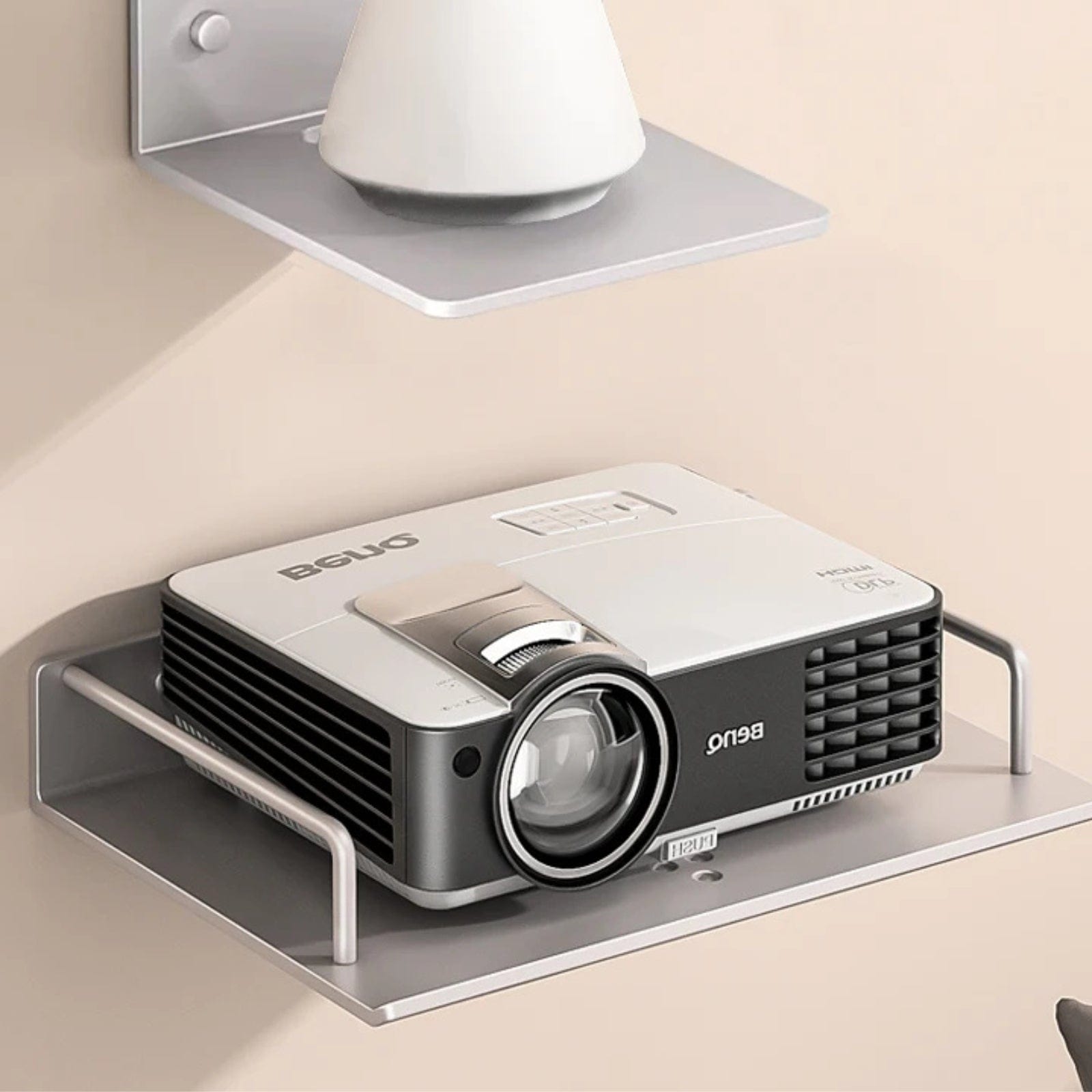 Étagère murale TV sans perçage