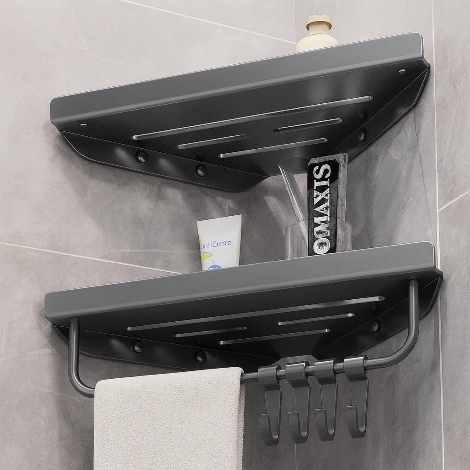 Petite étagère murale salle de bain