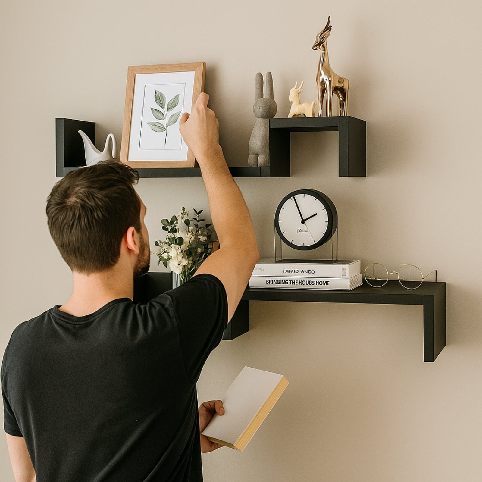 2 étagères murales esthétiques