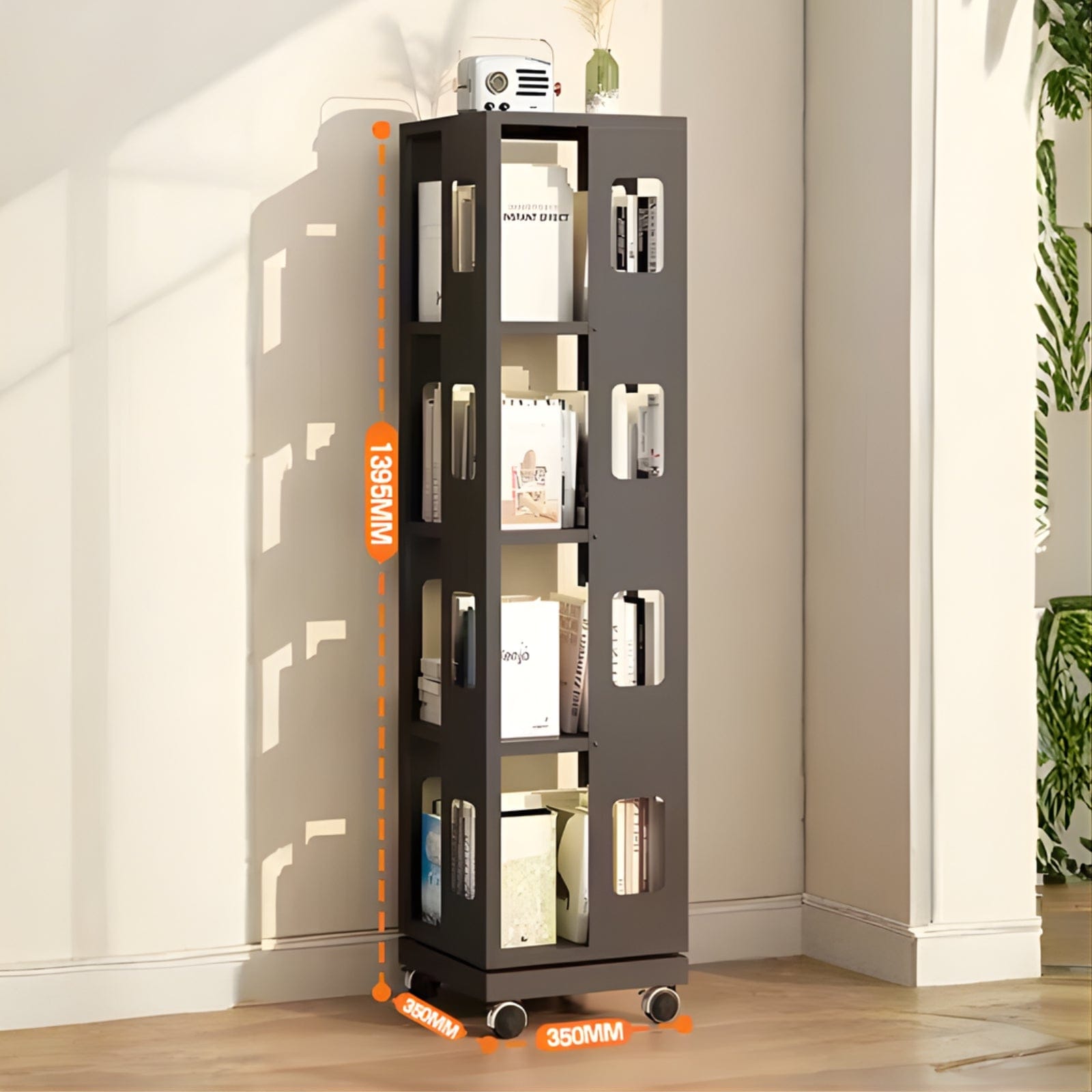 Bibliothèque tournante design