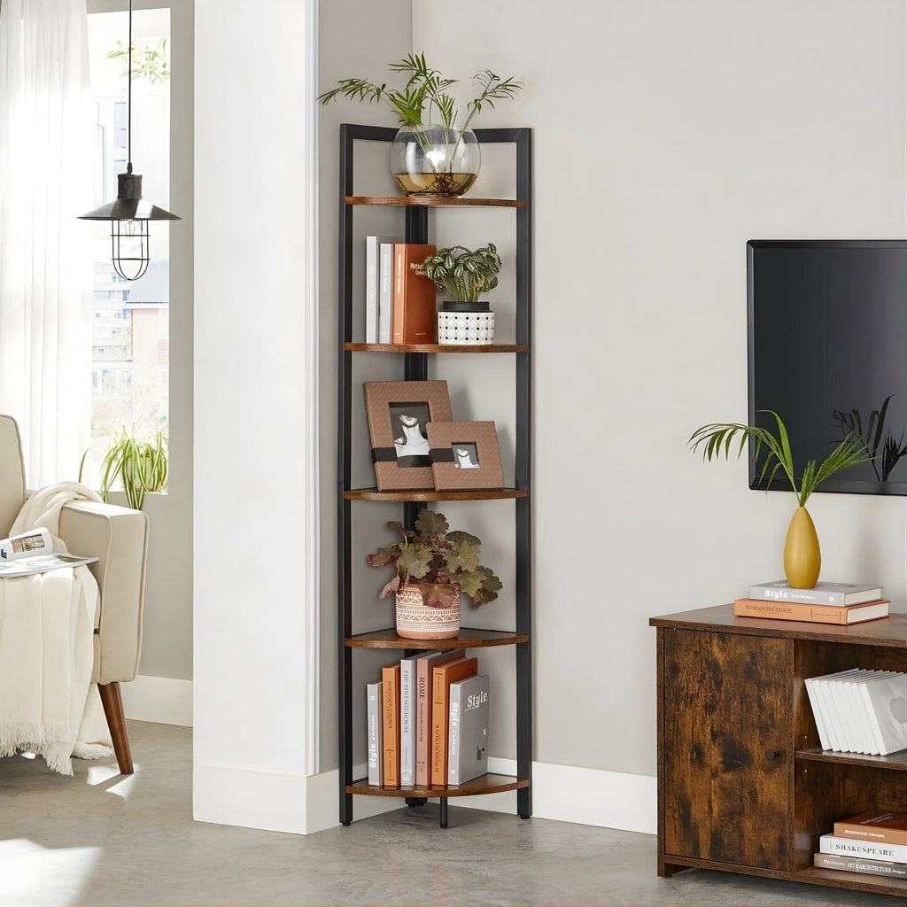 Étagère d'angle à 5 Niveaux