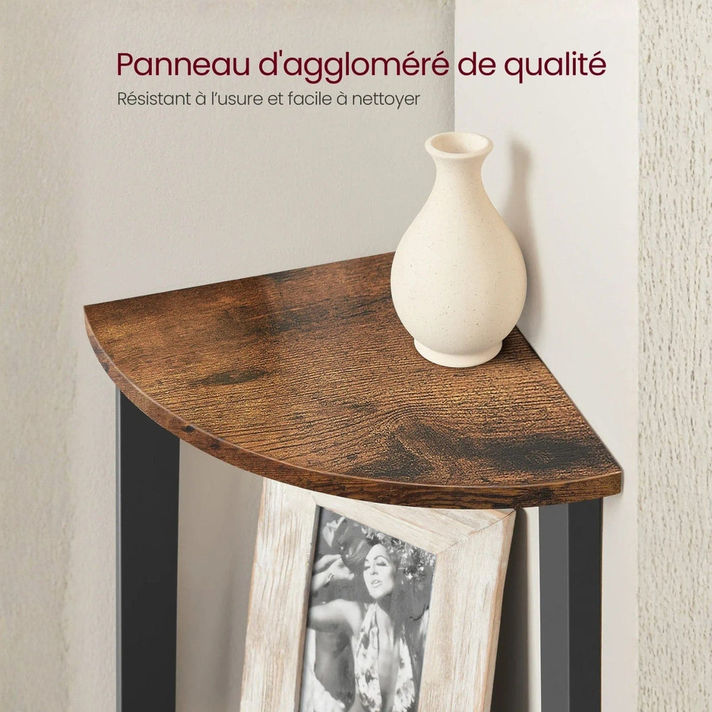 Étagère d'angle en échelle