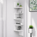 Étagère d'angle murale design