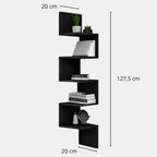 Étagère d'angle murale design