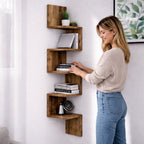 Étagère d'angle murale design