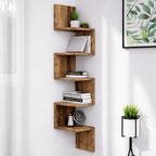 Étagère d'angle murale design