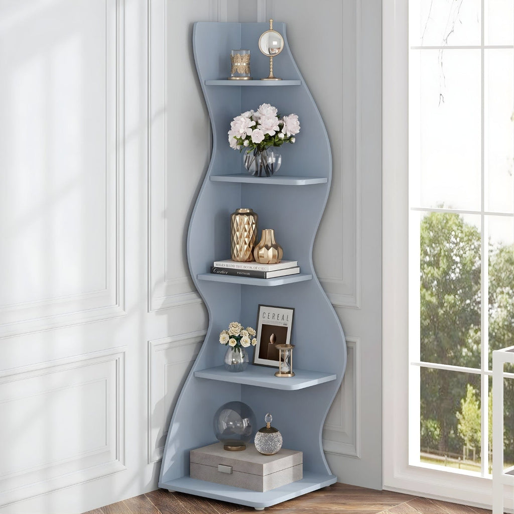 Étagère d'angle murale moderne
