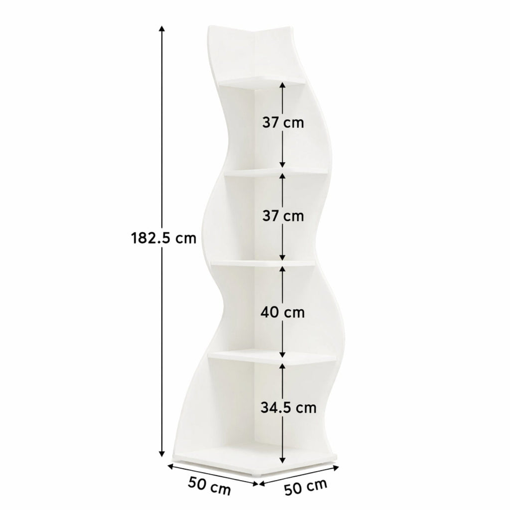 Étagère d'angle murale moderne