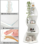 Étagère d'angle murale moderne