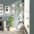 Étagère d'angle murale moderne