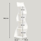 Étagère d'angle murale moderne