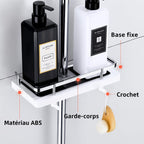 Étagère de douche sur barre