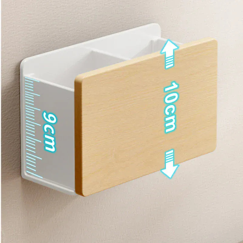 Étagère de toilette en bois massif