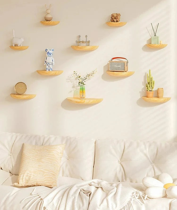 Étagère en bois murale