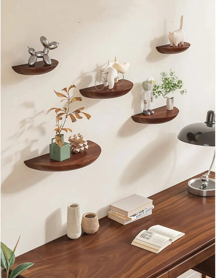 Étagère en bois murale