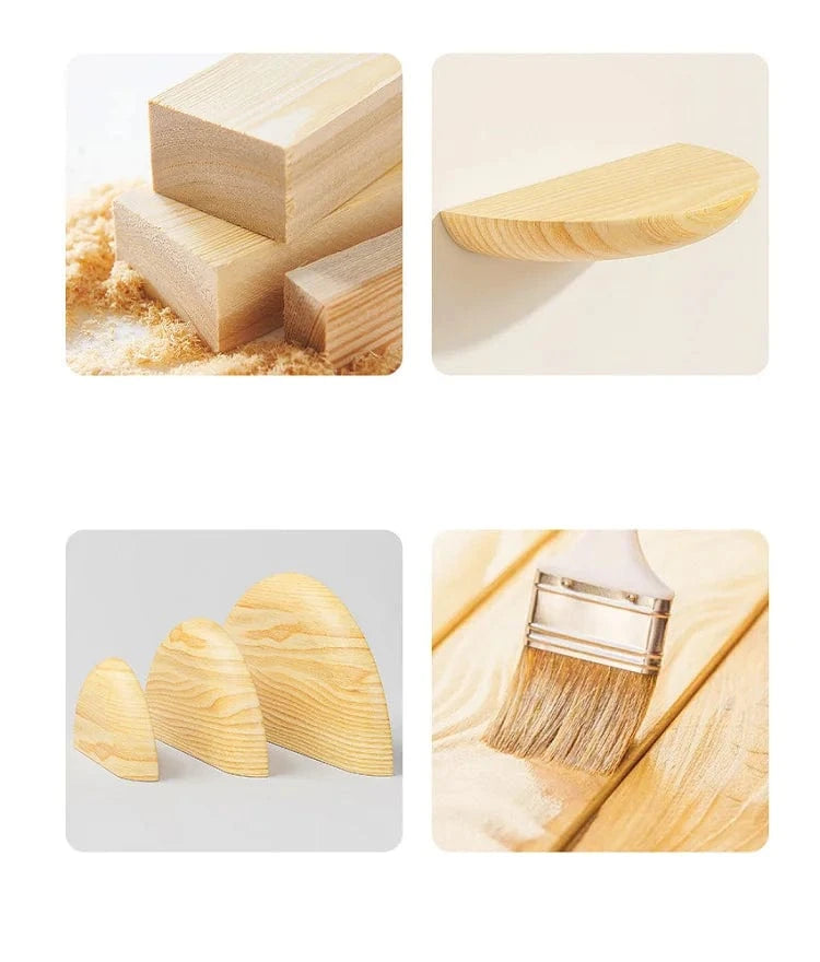 Étagère en bois murale