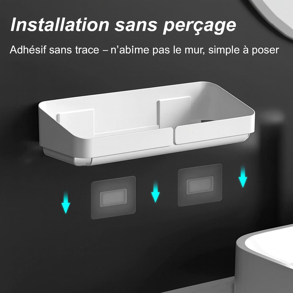 Étagère murale adhésive salle de bain