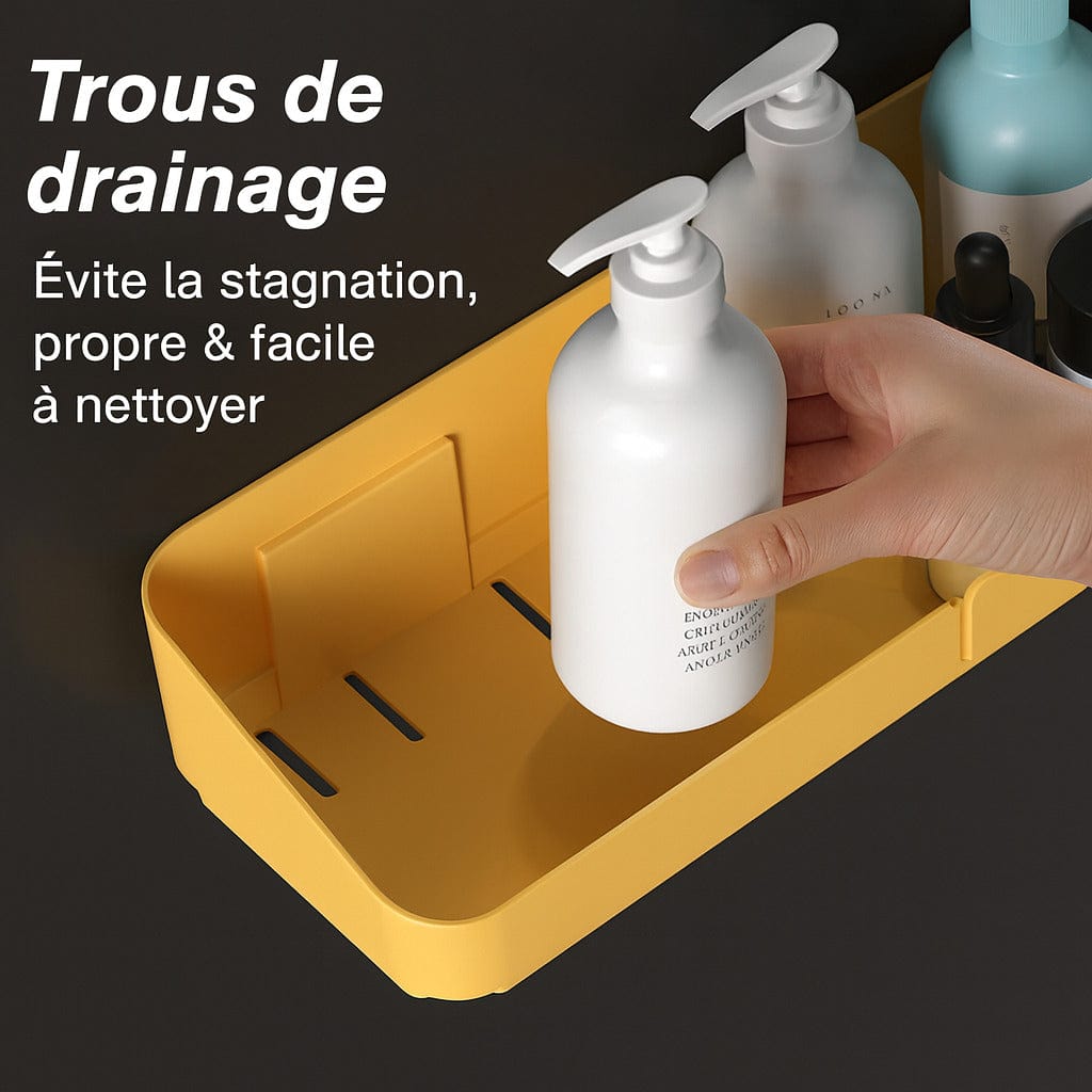 Étagère murale adhésive salle de bain