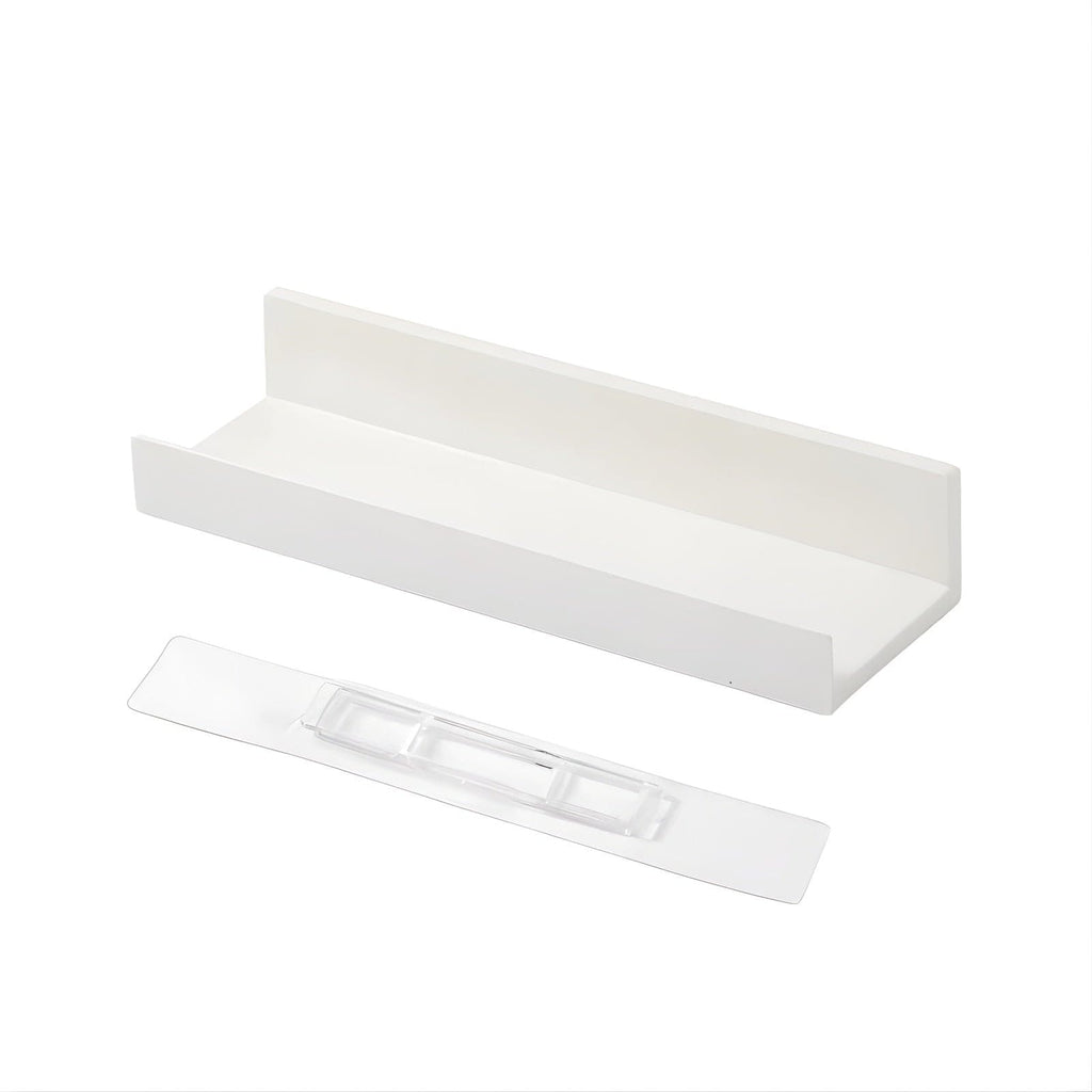 Étagère murale blanche laquée