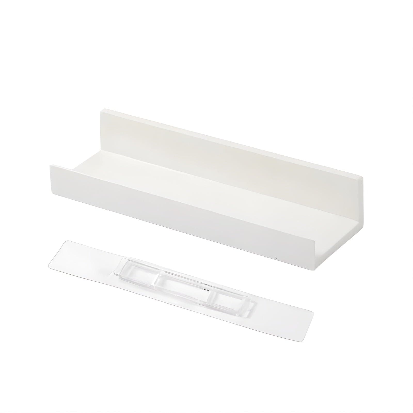 Étagère murale blanche laquée