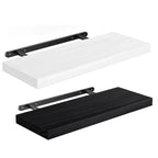 Étagère murale bois fixation invisible