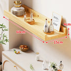 Étagère murale bois massif