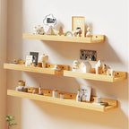 Étagère murale bois massif