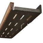 Étagère murale bois métal