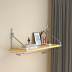 Étagère murale bois métal industriel