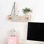 Étagère murale bois naturel