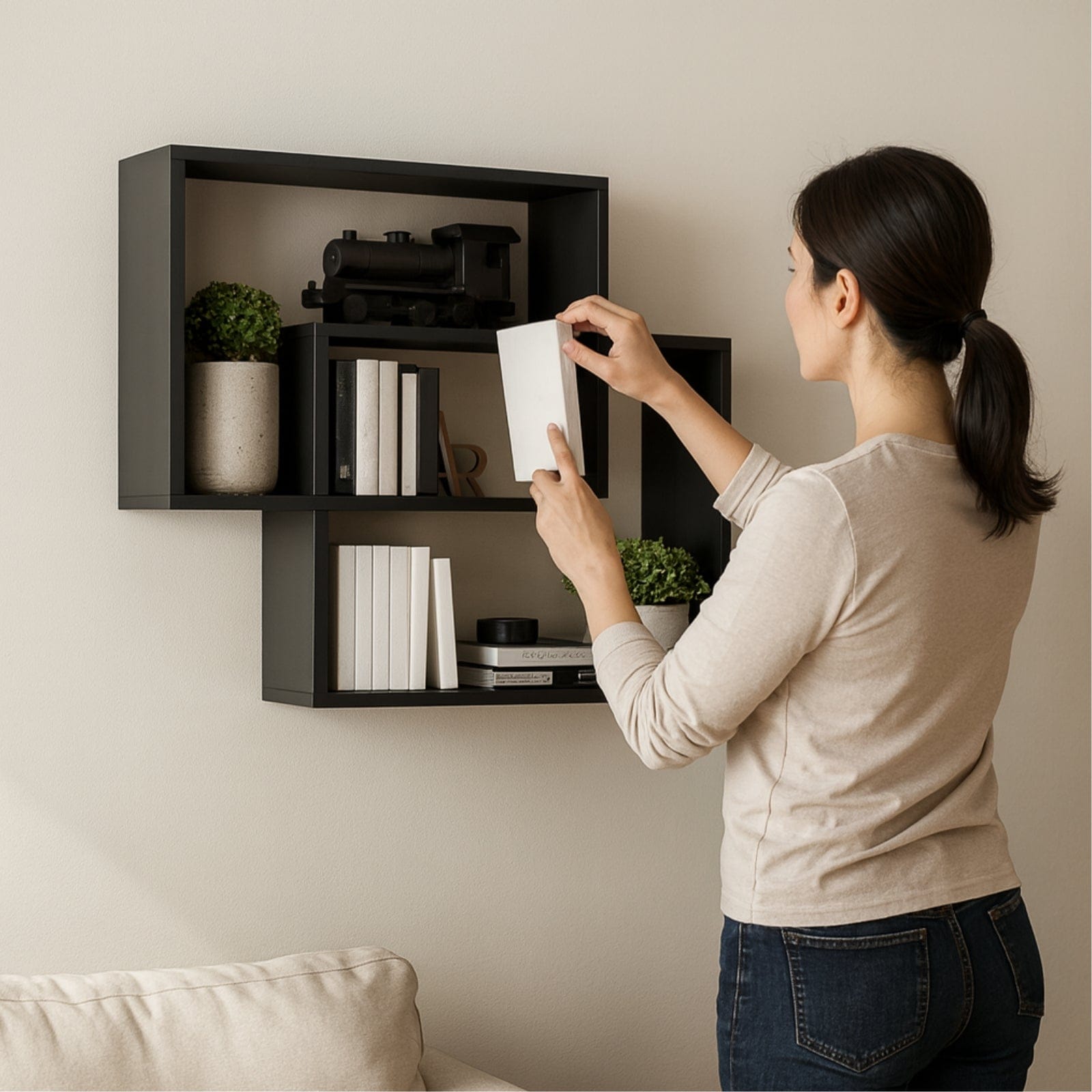 Étagère murale chambre à coucher