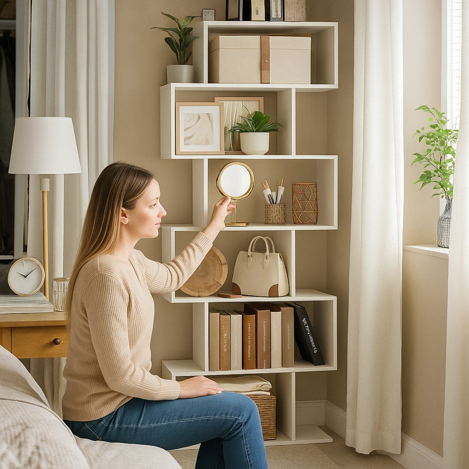 Étagère murale chambre adulte