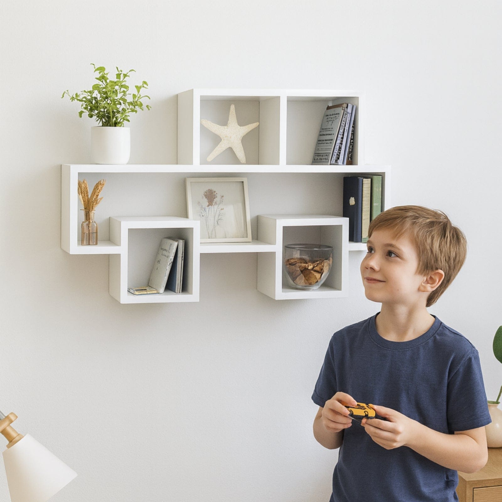 Étagère murale chambre garçon