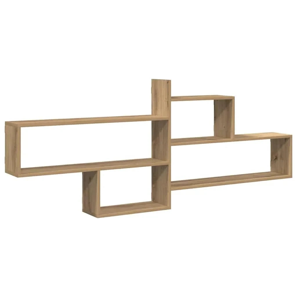 Étagère murale chic géométrique en bois