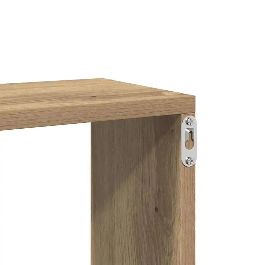 Étagère murale chic géométrique en bois