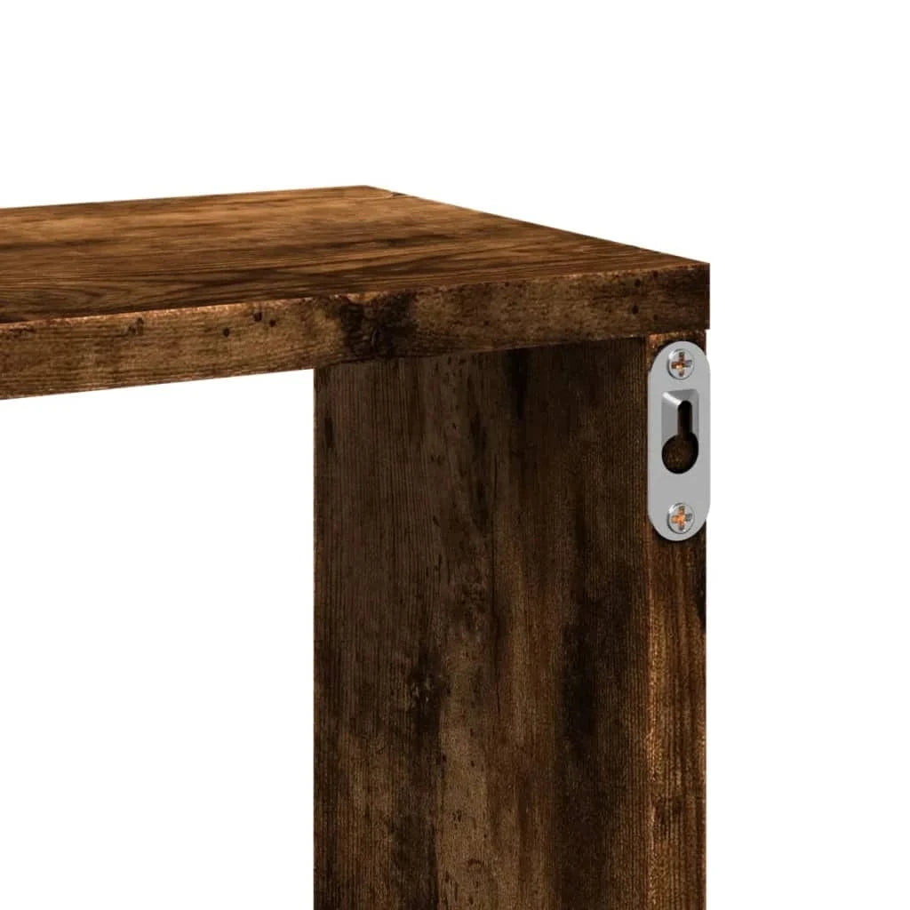 Étagère murale chic géométrique en bois