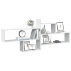 Étagère murale chic géométrique en bois