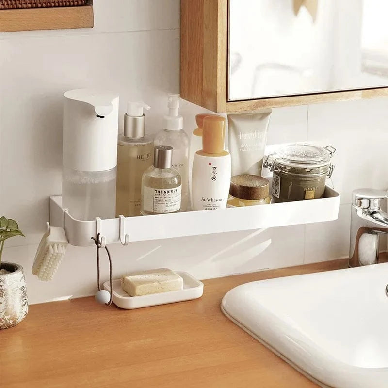 Étagère murale cosmétiques adhésive