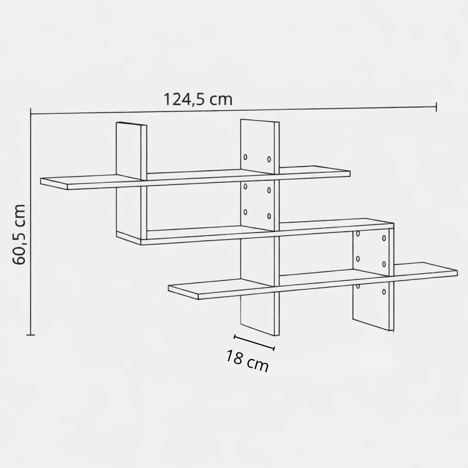Étagère murale décorative