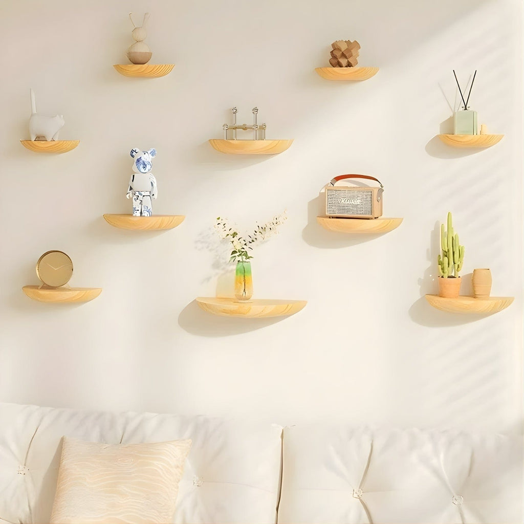 Étagère murale demi-cercle