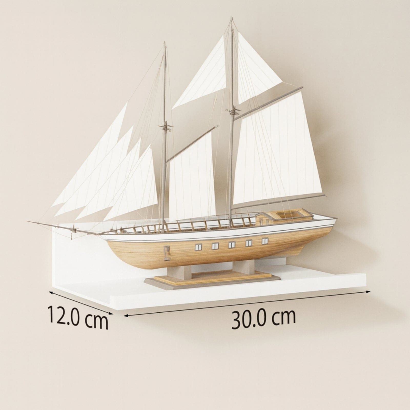 Étagère murale design blanche