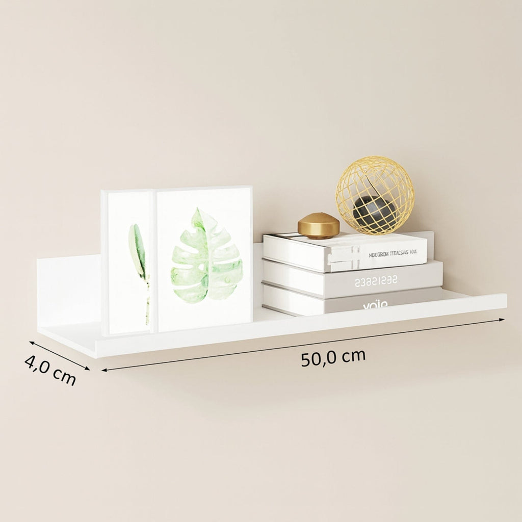 Étagère murale design blanche