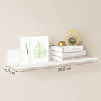 Étagère murale design blanche