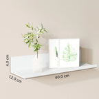 Étagère murale design blanche