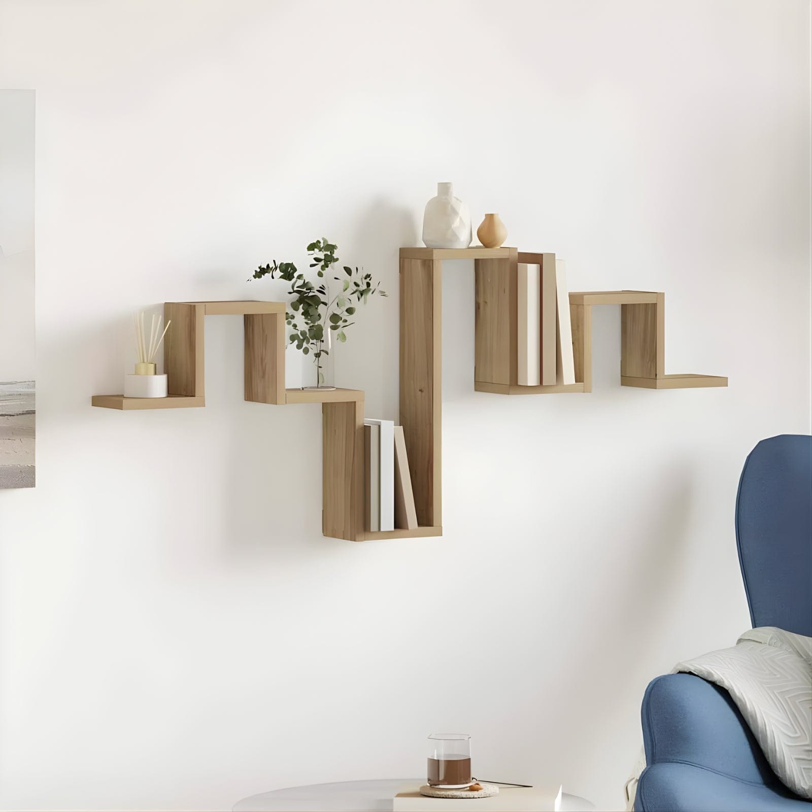 Étagère murale en bois d'ingénierie