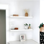 Étagère murale en bois massif flottante